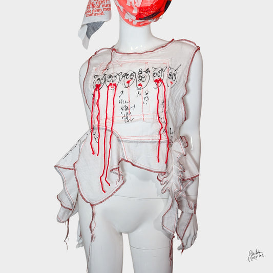 White Ward – No.03 |  Faces Double Gauze Sleeveless Top