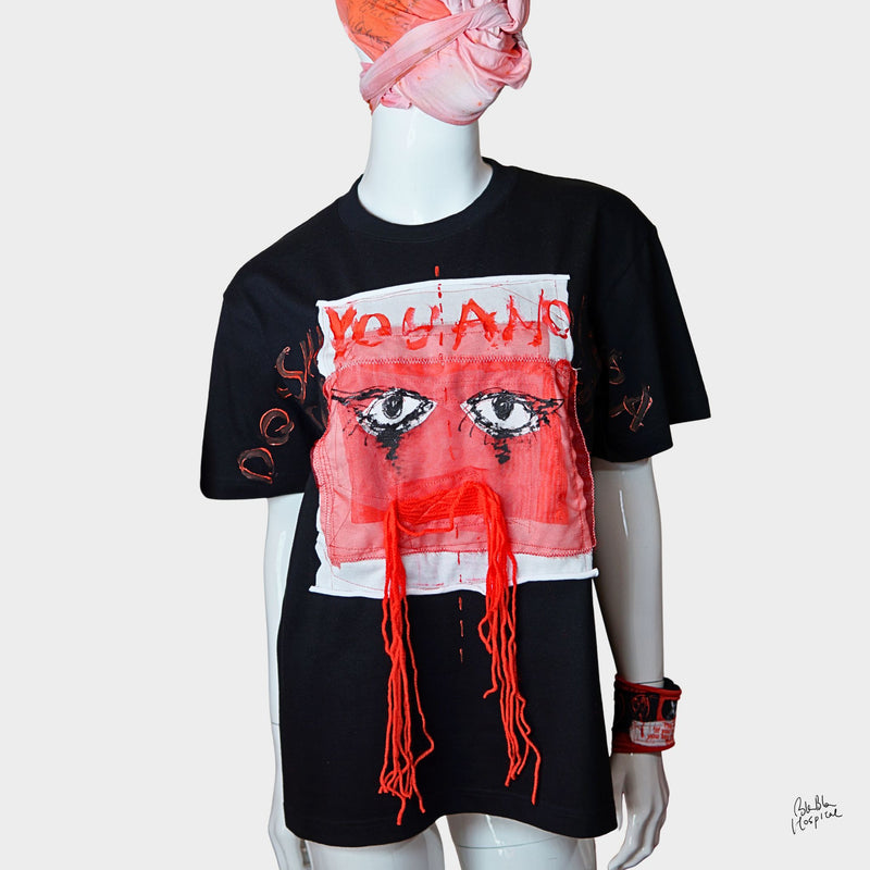 Twinmood – No.02a | “目の気配” T-shirt (Black)