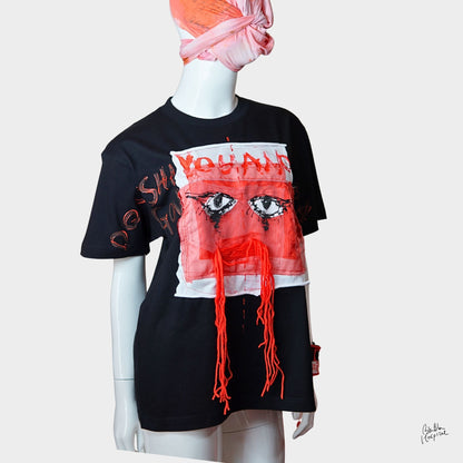 Twinmood – No.02a | “目の気配” T-shirt (Black)