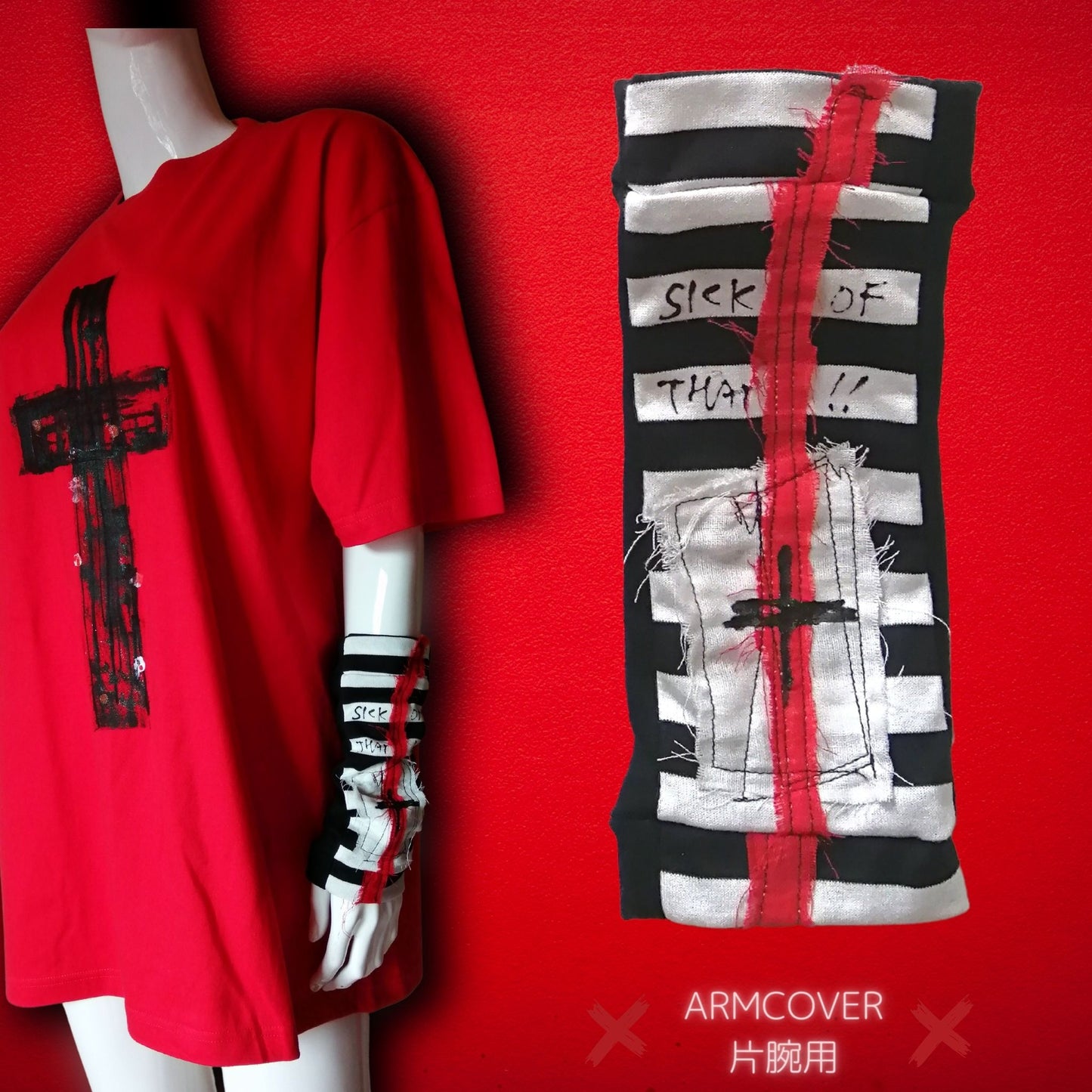 Punk J Fashion Handmade  Armcover　