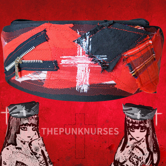 Punk Krankenschwester Kappe Medical Gothic J-Fashion SICK!