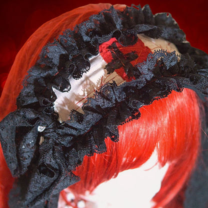 Japanese Gothic and Lolita Fashion headdress Handmade