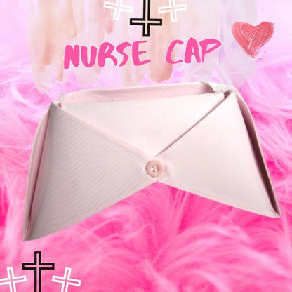 Hellrosa Krankenschwester Mütze Japanisch Yamilawaii Medical Kawaii Fashion